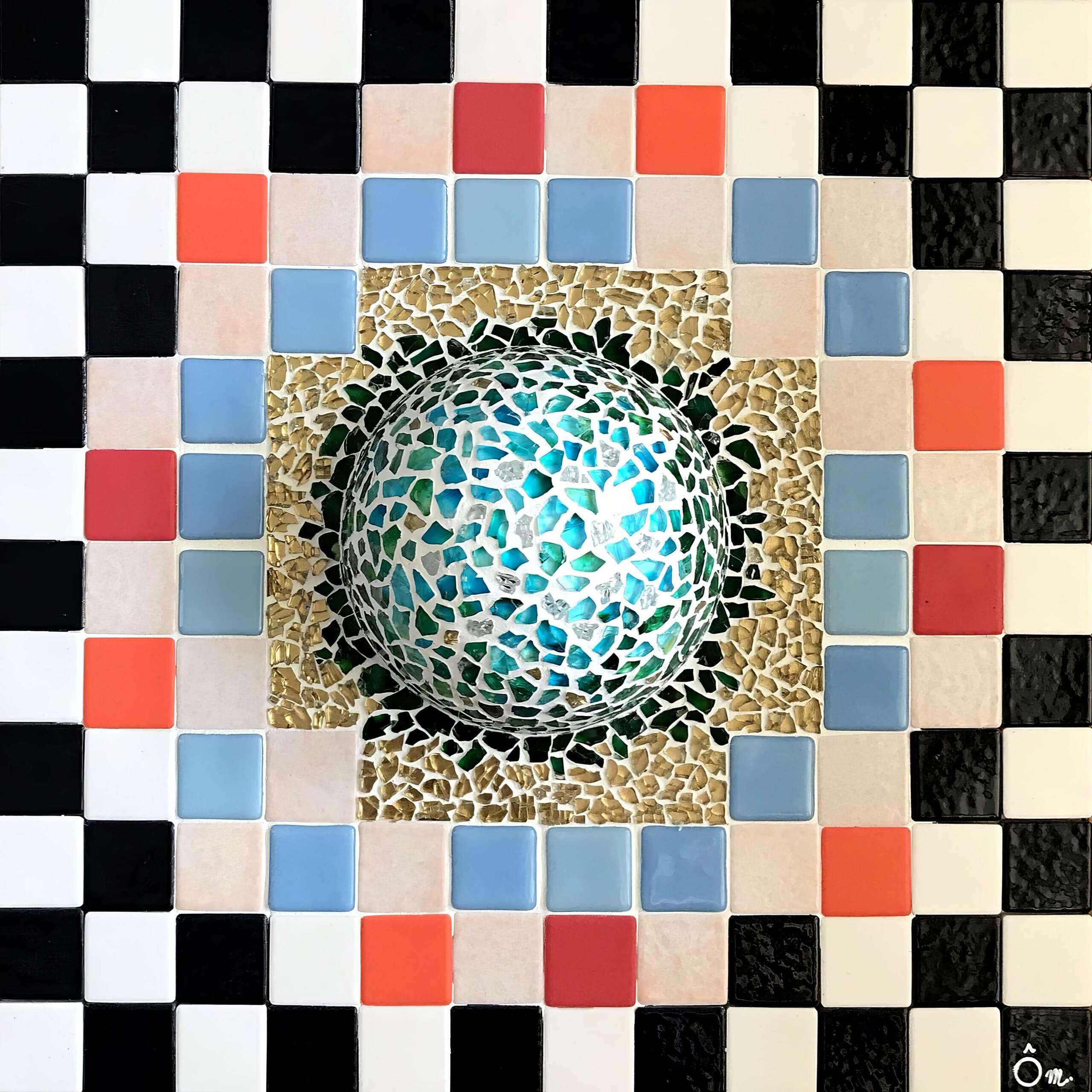 EPSILON 30x30 cm, Mosaïque, 2021